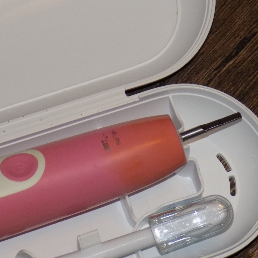 Philips Sonicare Rechargeable Electric‎ Toothbrush Pink Travel Case Charger - Picture 4 of 6